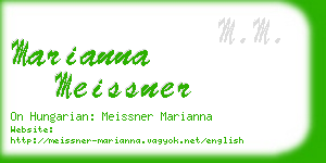 marianna meissner business card